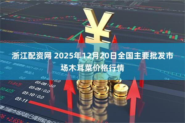 浙江配资网 2025年12月20日全国主要批发市场木耳菜价格行情
